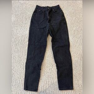 Vintage black/dark gray Chic mom jeans, women’s size 12 tall (12 T)